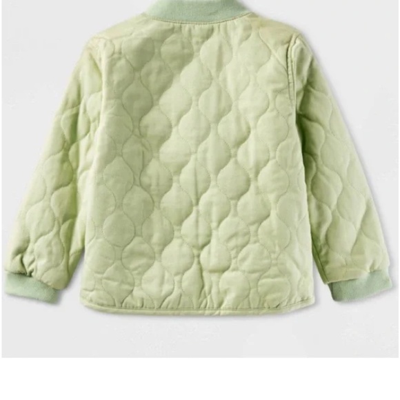 Cat and Jack quilted green toddler jacket 3T - Picture 2 of 3